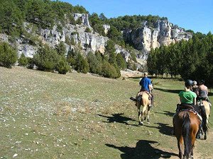 rutas caballos, cañon del rio lobos