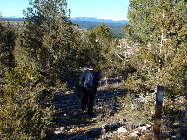 senda de bajada a hontoria