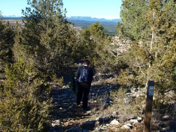 senda de bajada a hontoria