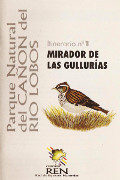 folleto-guia, senda de las gullurias, cañon del rio lobos