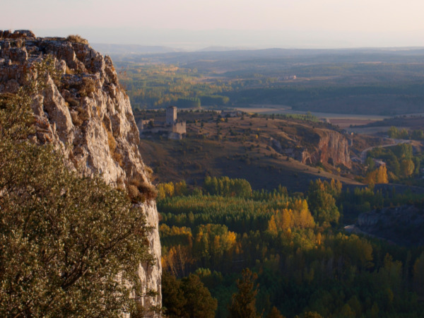 castillo de ucero desde mirador de la galiana